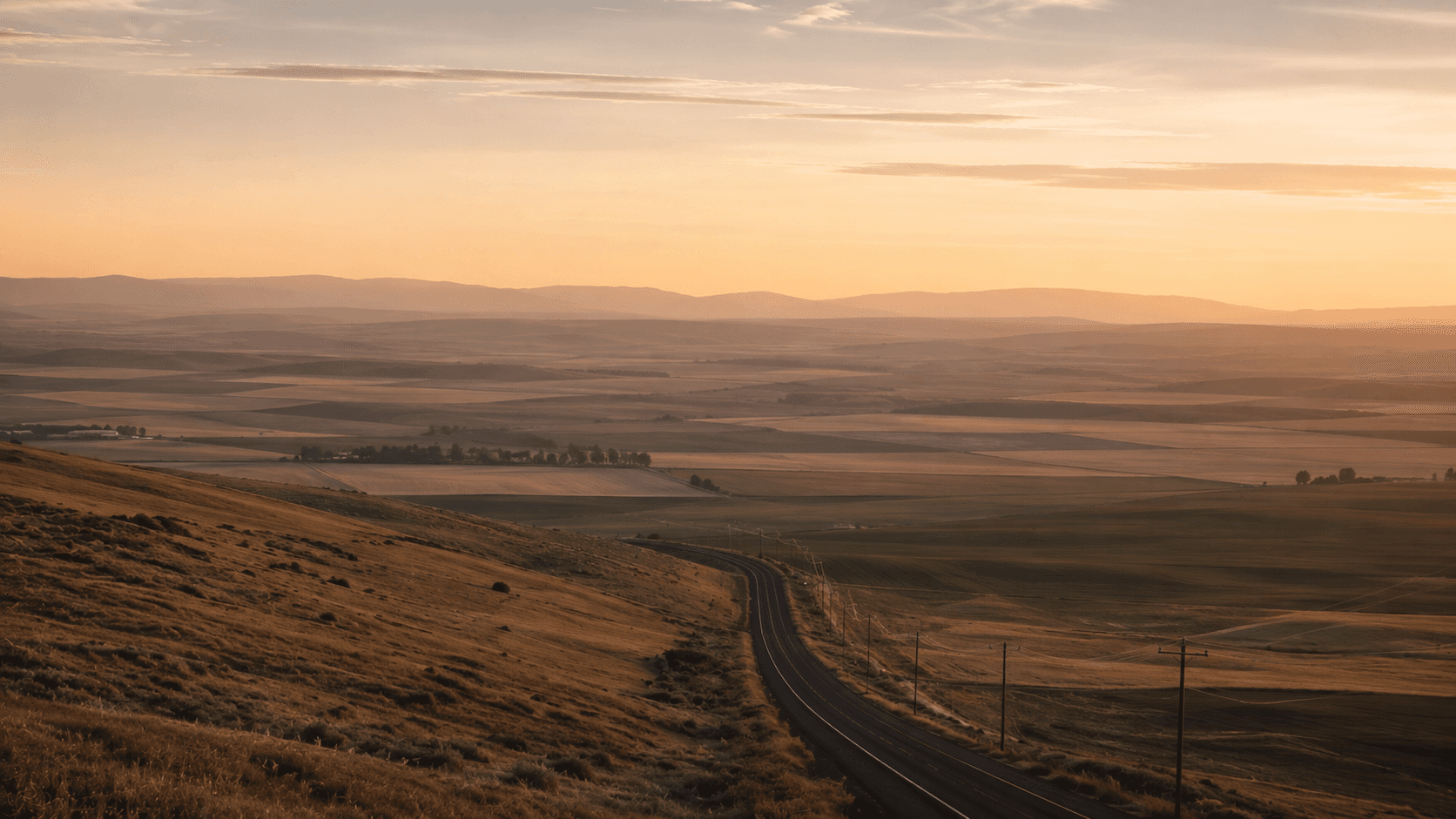 Eastern Washington landscape at sunrise, representing partial hospitalization program certification in Washington