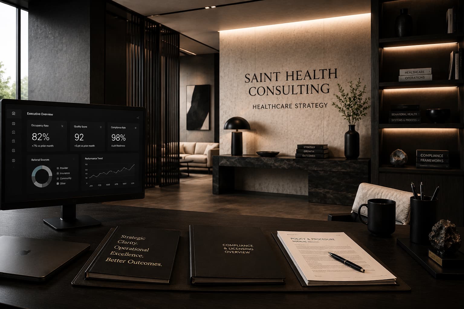 Behavioral health consulting environment
